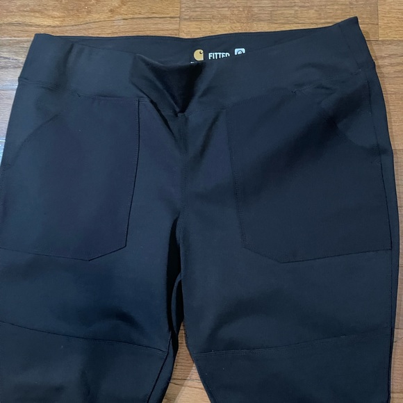 Carhartt Women’s Force Fitted Black Yoga Workout Leggings Size 1X - Picture 3 of 14